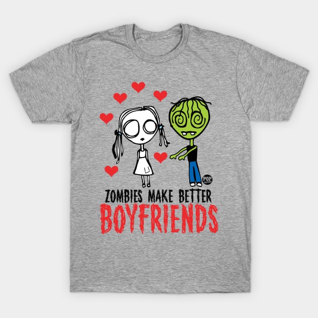 ZOMBIE BF T-Shirt by toddgoldmanart